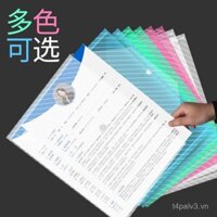 50 túi dày có nút bấm, túi hồ sơ trong suốt, túi nhựa chống nước A4, túi lưu trữ tài liệu, túi đựng giấy thi sinh viên, túi lưu trữ hồ sơ, túi tài liệu, đồ dùng văn phòng kinh doanh
