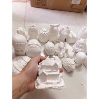 50 Tượng tô màu đủ mẫu ( 6cm-8cm) ko kèm màu