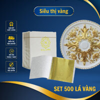 500 Lá bạc, lá vàng Hacowa cao cấp dát đồ thờ, tượng phật, đồ nội thất, án gian