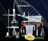 500 ml - Bộ chưng cất chiết xuất tinh dầu bằng hơi nước mini 500 ml - chất liệu thủy tinh