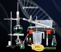 500 ml - Bộ chưng cất chiết xuất tinh dầu bằng hơi nước mini 500 ml - chất liệu thủy tinh