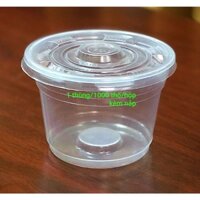 500 thố/hộp nhựa kèm 500 nắp  đựng súp,cháo v.v.400mlTÂN TRƯỜNG KHANG
