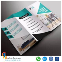 500 TỜ BROCHURE A4 | CẤN 2 ĐƯỜNG | GIẤY C150GSM | KHÔNG CÁN MÀNG - INNHANHRE