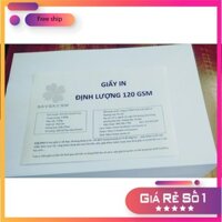 500 tờ Giấy in ofset/ couches định lượng 120gsm khổ A4 (21x297mm)