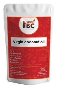 5000 BC Virgin Coconut Oil ( Pressed) HACCP Certified 5 L