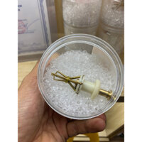 [5000 chiếc] Dây chun + kẹp hạt xả buộc mồi câu cá săn hàng