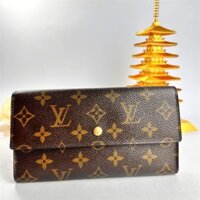 5001-LOUIS VUITTON monogram wallet-Ví dài nữ-Đã sử dụng