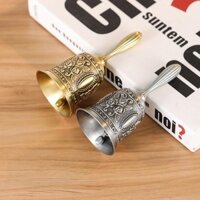 5006 Người Bộ Sưu Tập Kim Loại Đồng Retro Tay Lục Lạc Chuông Tiền May Mắn Trang Trí Nhà Thanh Nhà Hàng Heirloom Đĩa Chuông Thủ Công Thời Trang jjtt0227