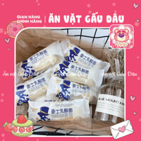 500g Bánh Sữa Chua Ông Già Đai Loan, Bánh Mì Sữa Chua Horsh, Ăn Vặt Gấu Dâu