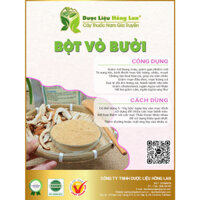 500g Bột Vỏ Bưởi nguyên chất (Bột thảo mộc không pha chộn tạp chất, đã sao thơm, không chất bảo quản)