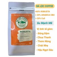 500g Cà phê nguyên chất với tỷ lệ phối Robusta + 20% Arabica + 20% Culi mang đến vị nếm tinh tế hậu ngọt sâu