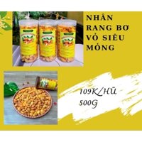 500G hạt hạnh nhân rang bơ vỏ mỏng