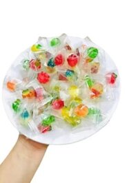 500G Kẹo Dẻo Chip Chip 4D Có Nhân Hương Trái Cây Mix Vị - bánh kẹo ăn vặt ngon