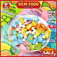 500G Kẹo Ngậm Trái Cây Không Đường Vitamin C Thơm Miệng, Kẹo Ngậm Mix Vị 12 Vị, Kẹo PlayMore Bạc Hà Mát Lạnh