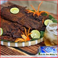 500g KHÔ BÒ ĐEN 100% ƯỚT MIẾNG TO THƯỢNG HẠNG