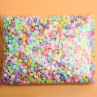 500g khoảng 1190 Chiếc 12 Mm Màu Kẹo Handmade Chất Liệu Hạt Cho Thủ Công DIY Phụ Kiện Trang Sức Thời Trang Hoa Hồng Rời Nhiều Màu