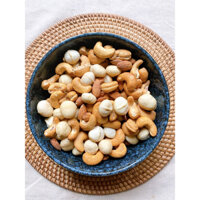 500g mixed nuts 3 loại hạt cao cấp (macca, điều, hạnh nhân) Quà Ban Mê