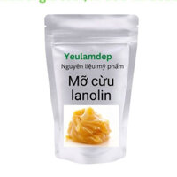 500g - Mỡ Cừu Lanolin -Nguyên liệu làm mỹ phẩm - làm son, kem dưỡng - Úc