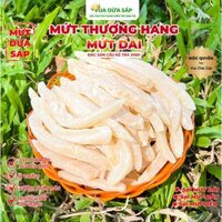 500G Mứt dừa sáp thơm nhà làm, dừa non sấy dẻo đặc sản, đồ ăn vặt tết, dừa sáp ông Hoàng thơm ngon