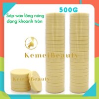 500g Sáp wax lông dạng viên cao cấp - Wax lông nóng - Tặng kèm que gỗ
