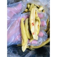 500g xoài xanh sấy muối ớt vẫn còn vị chua chua của xoài, kèm muối tây ninh cay