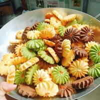 500gr bánh quy bơ 3 vị nhà làm không chất bảo quản