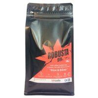 500gr Cafe Bột Robusta Nguyên Chất - Lakcafe Với Bí Quyết Nông Dân Dak Nông - Cafein Cao, Vị Mạnh, Đậm & Đắng