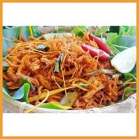 500gr Gà khô lá chanh loại I cay vừa
