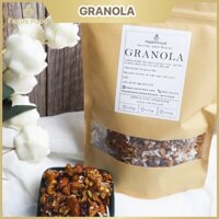 500gr Granola nướng mật ong Ngũ cốc giảm cân yến mạch, hạt điều, hạnh nhân, hạt bí, hạt óc chó, nam việt quất, nho