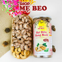 500Gr Hạt Điều Rang Muối Nguyên Hạt Shop Mẹ Beo Hộp Pet