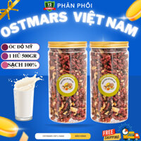 500gr hạt óc chó đỏ (ốc chó) Mỹ đã bóc vỏ ăn liền, nấu sữa (tốt tim mạch, trí não, lợi sữa, ăn kiêng, không hôi dầu