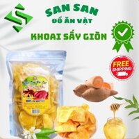[500gr] Khoai lang sấy mật ong, khoai lang vàng mật ong sấy giòn Đà Lạt, ăn vặt thơm ngon SanSan_Food