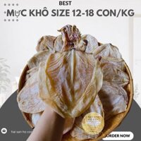 500Gr Mực lá Khô Câu (Size 12-18 con 1kg) - Uy Tín, Chất Lượng - Đặc Sản Hồ Cốc