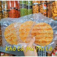 500Gram Khô cá mú phi lê tẩm gia vị nướng sẵn ăn liền