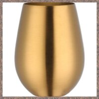 500ml Bia Rượu Cốc Bia Tumbler Cocktail Nước ép Sữa Cốc Uống Kim Loại Vàng