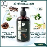 [500ml] Dầu gội BỒ KẾT HOA NHÀI Mộc Hương-Giảm khô gãy, chẻ ngọn, lưu hương nhẹ nhàng