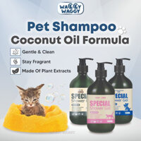 500ML Dầu gội cho thú cưng giá rẻ, dầu dừa thơm, kháng khuẩn, sữa tắm cho chó mèo