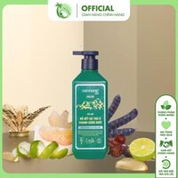 [500ml] Dầu gội thảo dược Nam Nung xanh lá hỗ trợ giảm rụng, giúp tóc chắc khỏe kiềm dầu cho tóc nhanh bết