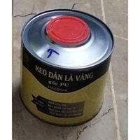 500ml keo dát vàng gốc PU Hacowa (màu trong) dán vàng trên các chất liệu không thấm hút như gỗ, nhựa, kim loại ...