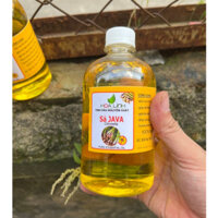 500ml tinh dầu sả JAVA nguyên chất  - Khử mùi hôi , đuổi muỗi thơm phòng ( Chai Trong tặng 1 vỏ chai nhựa xịt)