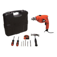 500W MÁY KHOAN BÚA BLACK & DECKER HD400K9-B1