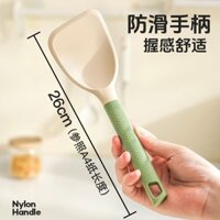 5011 Người Khen ngợi Thìa Chiên Silicon Mini Trứng Chiên Bánh Chảo Chiên Bít Tết Chịu Nhiệt Độ Cao Nhà Bếp Chống Dính Chảo Hộ Gia Đình Tay Cầm Ngắn Thìa Khuấy 0227