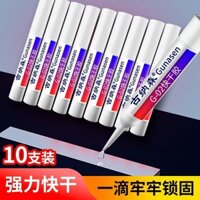 502 Siêu Keo Keo Keo Hàn Kim Loại Nhỏ Nhanh Khô Keo Chống Thấm Nước Cường Lực Cao Dầu Chính Hãng Keo