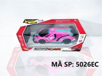 5026EC HỘP XE HƠI LAMBORGHINI MỞ CỬA ĐK 7 Đ.TÁC, CÓ SẠC, VÔ LĂNG NỬA TL 1:12 (HỒNG) Famous Car 5009E, 7017E, 7018E, 7020E, 7021E