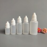 [50c/100c] Chai Lọ Chai Chai Lọ Nhựa Nhỏ Mắt, Chai Lọ Chiết Mực 5ml/10ml Nút Granty