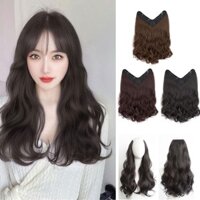 50cm Lông Tơ Vô Hình Sóng Lớn Tóc Giả Tóc Nối Dài Phụ Kiện Tóc Uốn Tóc Giả Lớn Nữ J9n5