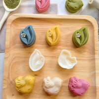 50g Bình An chim bồ câu lá hoa bánh ngọt khuôn bánh trung thu Tết bánh trung thu khuôn bánh dụng cụ làm bánh