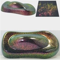 50g Sơn Chameleon Titan Hồng chuyển màu Xanh Lá óng ánh Vàng theo góc nhìn (4D-G1)