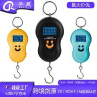 50kg Cân cầm tay gourd có đèn, cân điện tử gia đình cho gói hàng, cân treo, cân câu cá, cân gram và cân pound