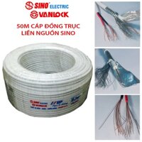 50m cáp đồng trục liền nguồn SINO RG59 + 2C chuyên dùng thi công camera